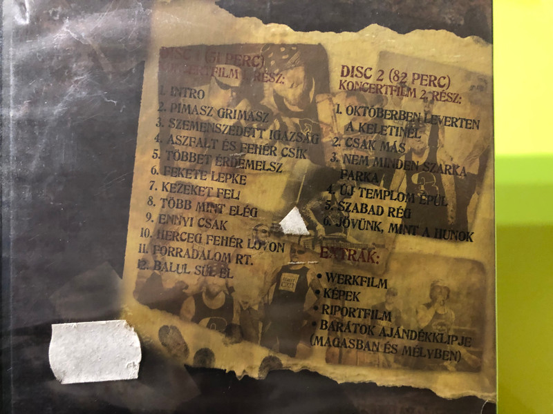 Kowalsky meg a Vega: 5 Év Forradalom – 2-Disc Concert Film & Documentary - 2-DVD Set (5999556202882.)