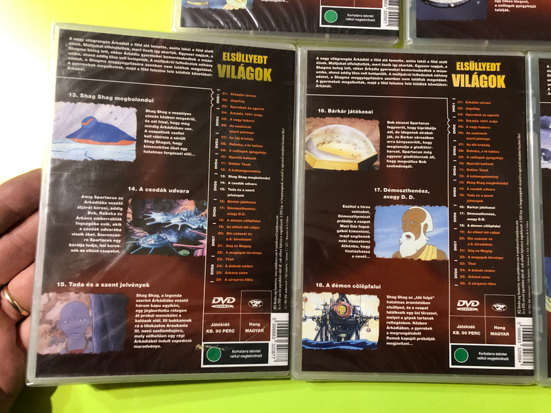 Journey to the Center of the Earth: Elsüllyedt Világok DVD Collection (Volumes 2-8) (5999882322811)