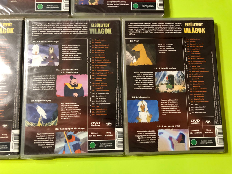 Journey to the Center of the Earth: Elsüllyedt Világok DVD Collection (Volumes 2-8) (5999882322811)