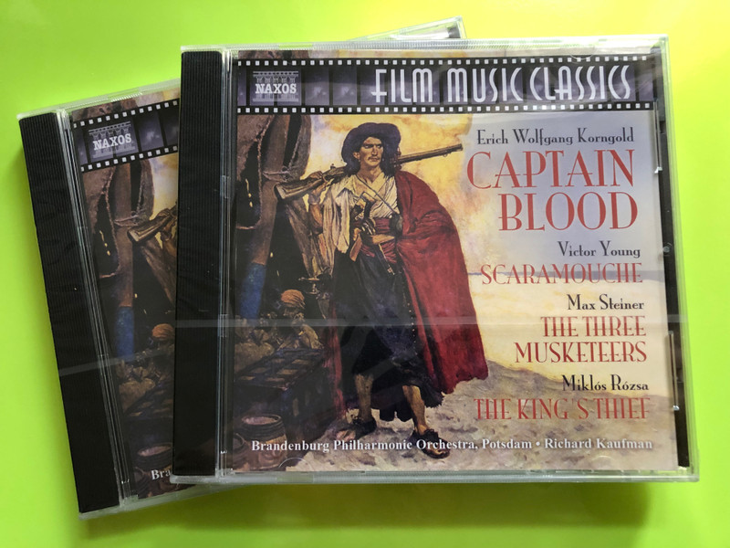 Captain Blood and Other Swashbucklers – Naxos Film Music Classics CD (747313270422)
