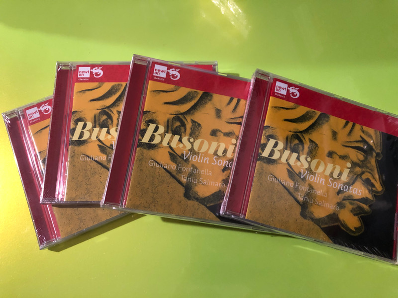 Busoni: Violin Sonatas Nos. 1 & 2 - Giuliano Fontanella & Tania Salinaro by Newton Classics CD (818247710997)