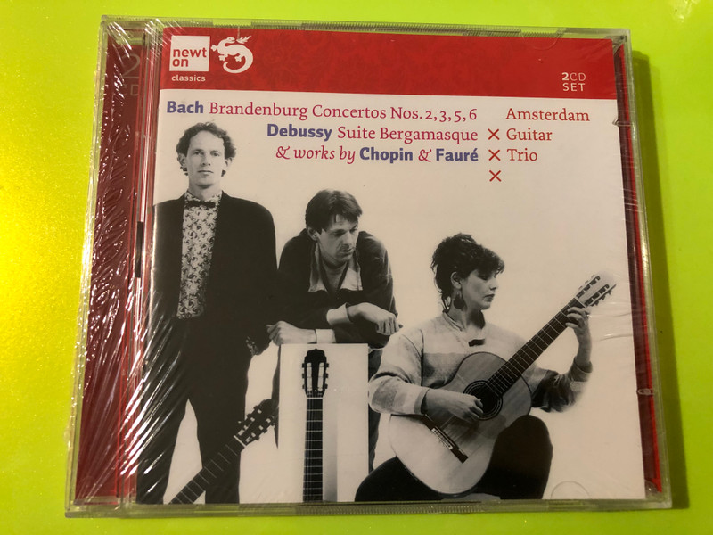 Bach, Chopin, Debussy & Fauré: Arrangements for Three Guitars - Newton Classics (2-CD Set) (8718247710935.)