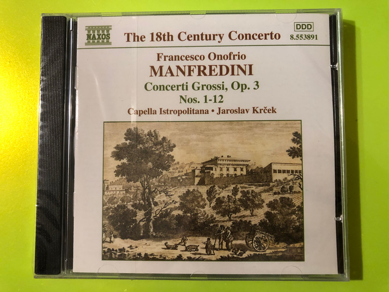 Manfredini: Concerti Grossi, Op. 3 Nos. 1-12 - Naxos (The 18th Century Concerto) CD (730099489126)