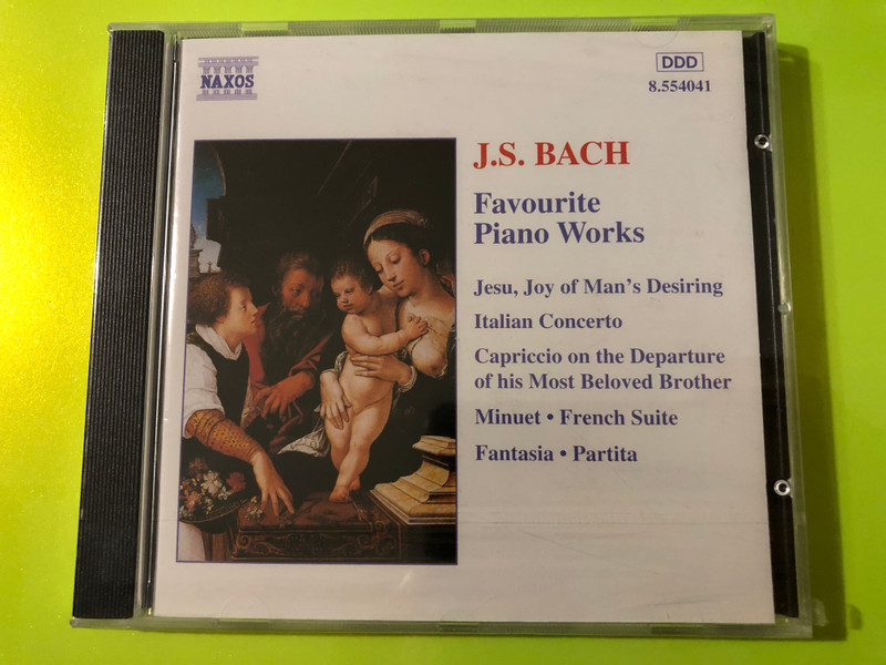 J.S. Bach: Favourite Piano Works - Masterpieces on Naxos CD (636943404126)