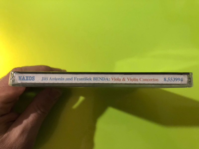 Jiří Antonín & František Benda: Viola and Violin Concertos – Naxos CD (730099499422)