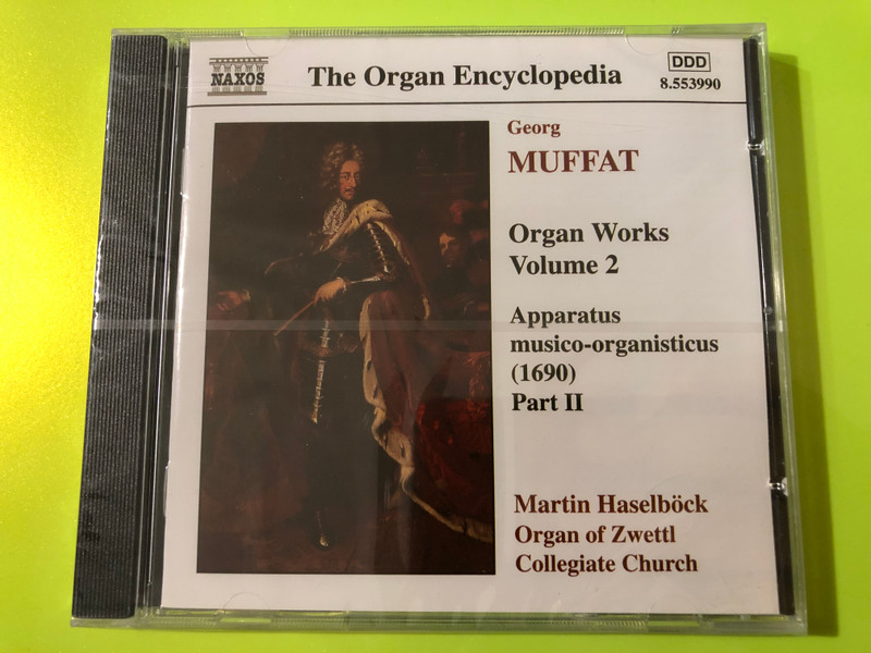 Georg Muffat: Organ Works Vol. 2 – The Organ Encyclopedia (Naxos) CD (730099499026)