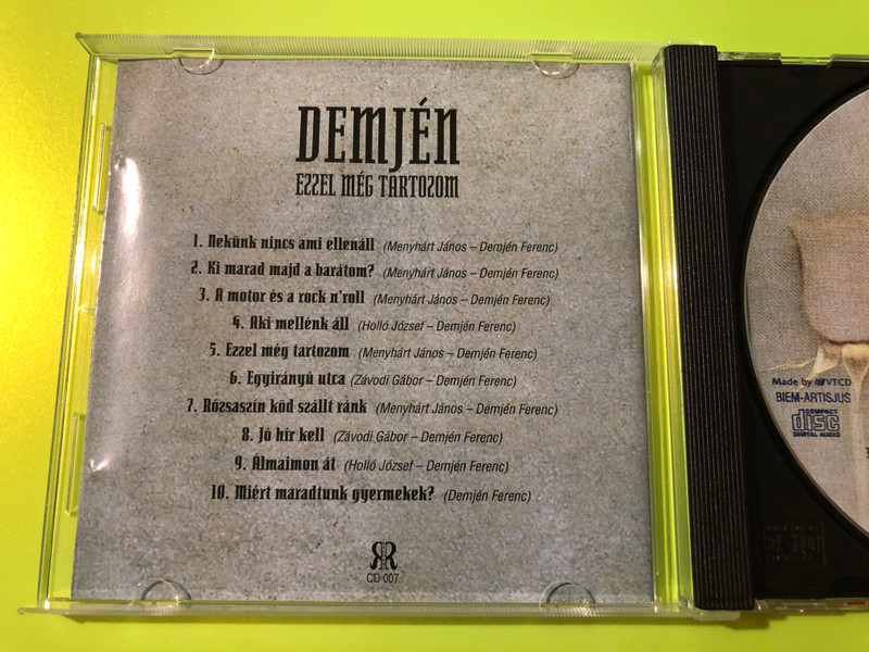 Ezzel még tartozom - Classic Hungarian Rock by Demjén Ferenc CD (5998050100076)