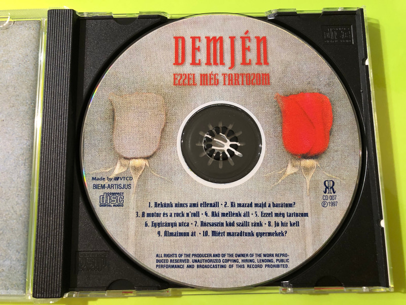 Ezzel még tartozom - Classic Hungarian Rock by Demjén Ferenc CD (5998050100076)