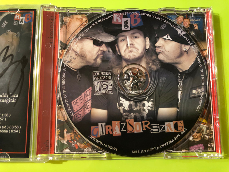 Garázsország - Hard Rock Energy by KGB (Ganxsta Zolee & Big Daddy Laca) CD (5999883537008)