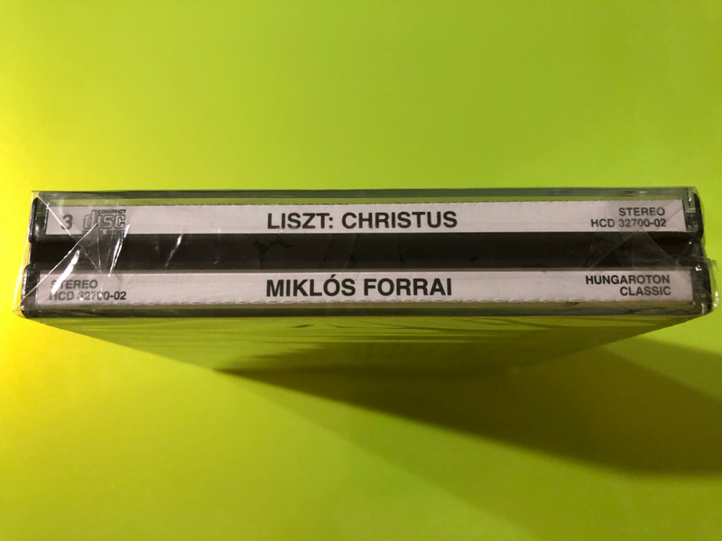 Liszt: Christus Oratorio 3-CD Box Set by Hungaroton (5991813270023.)