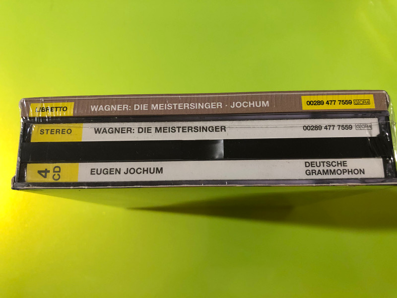 Wagner: Die Meistersinger von Nürnberg 4-CD Box Set by Deutsche Grammophon (028947775591.)