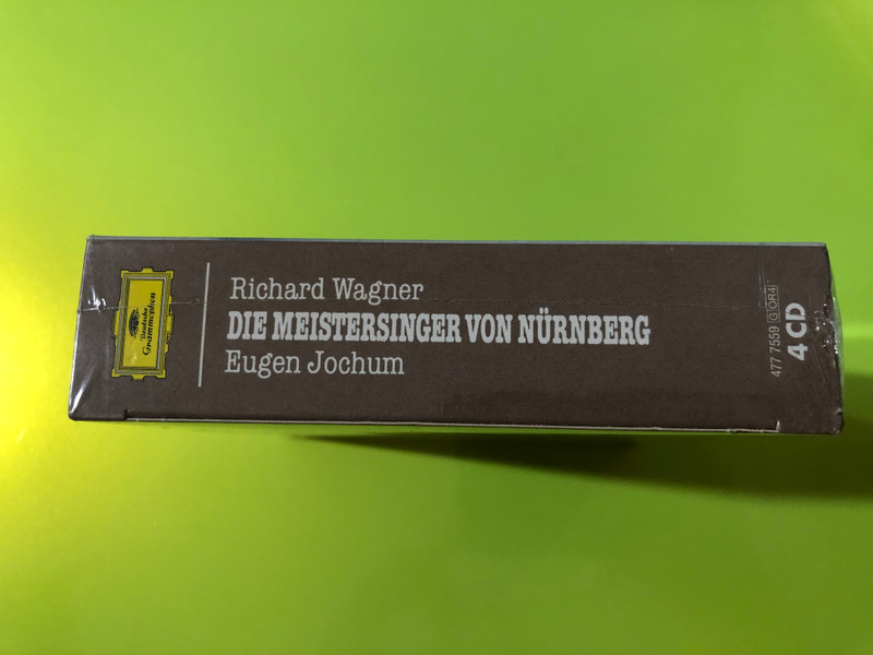 Wagner: Die Meistersinger von Nürnberg 4-CD Box Set by Deutsche Grammophon (028947775591.)