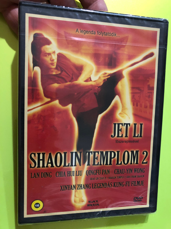 Shaolin Templom 2 (Kids from Shaolin) - Starring Jet Li - Black Mirror DVD (5999882942629)