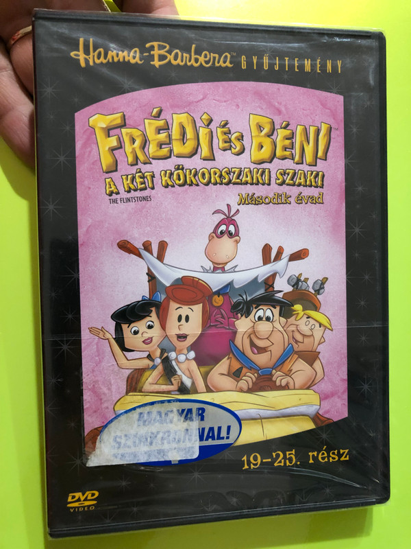 Fredi és Béni: A két kőkorszaki szaki (The Flintstones) Hanna-Barbera DVD (5999048908001.)