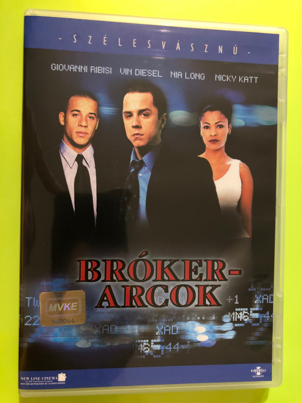 Brókerarcok (Boiler Room) - New Line Cinema DVD Starring Vin Diesel (5999002100465)