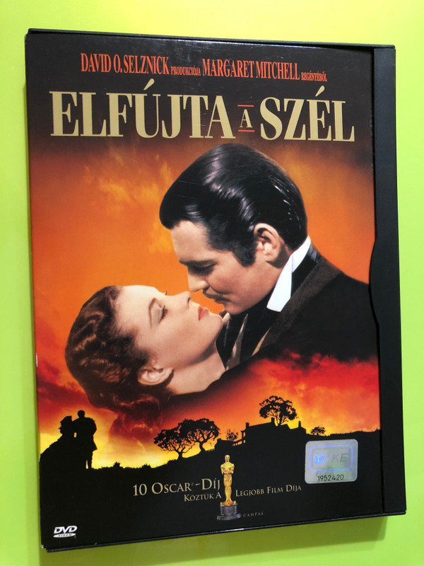 Warner Home Video: Gone with the Wind (Elfújta a szél) 10-Oscar Winner DVD (5996255704587)