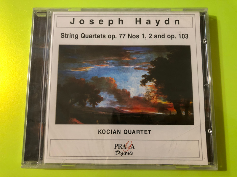 Joseph Haydn: String Quartets Op. 77 & 103 by Kocian Quartet - Praga Digitals CD (0794881507726)