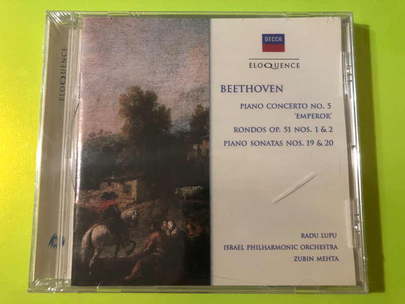 Beethoven: Piano Concerto No. 5 'Emperor' – Radu Lupu & Zubin Mehta Decca CD (028946668924)