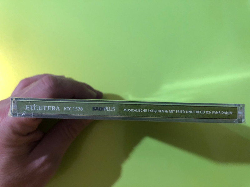 Musicalische Exequien: BachPlus & Bart Naessens - Etcetera Baroque CD (8711801015781)