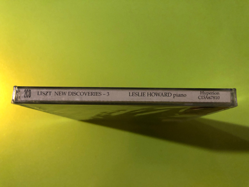 Liszt: New Discoveries Volume 3 – Leslie Howard Hyperion 2-CD Set (034571178103.)