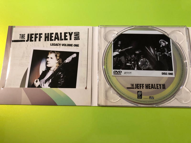 Arbor Records DVD – The Jeff Healey Band: Legacy Volume One (3-Disc Music Documentary Collection) (4029758969229)
