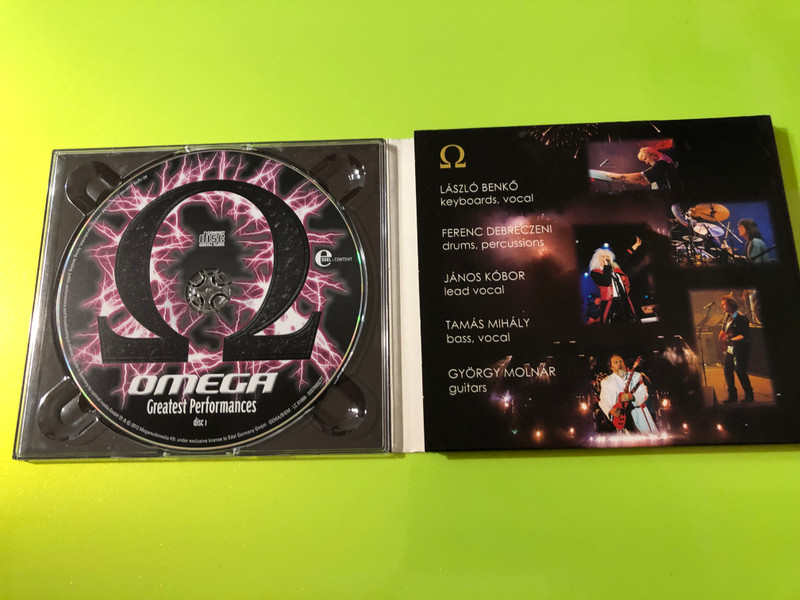 Omega - Greatest Performances: 50 Years Anniversary 2-CD Live Anthology (Edel Germany) (4029759076933)