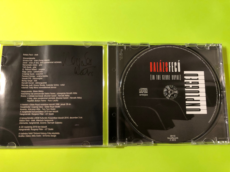 Balázs Fecó - Unplugged [In The Globe Royal]: Expanded Edition (GrundRecords CD) (5999860095200)