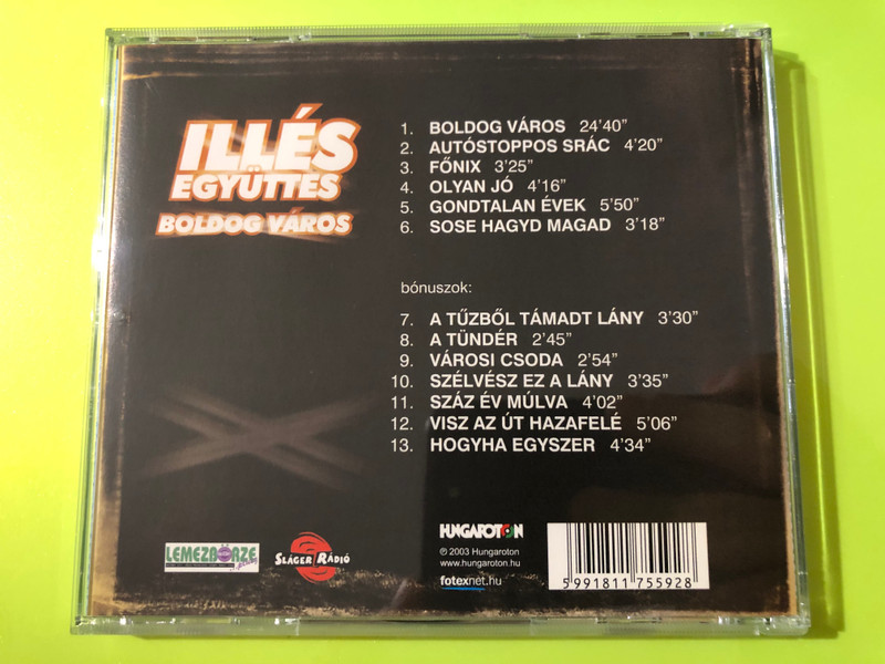  Illés Együttes - Boldog Város (Happy City) Hungarian Rock CD (5991811755928)