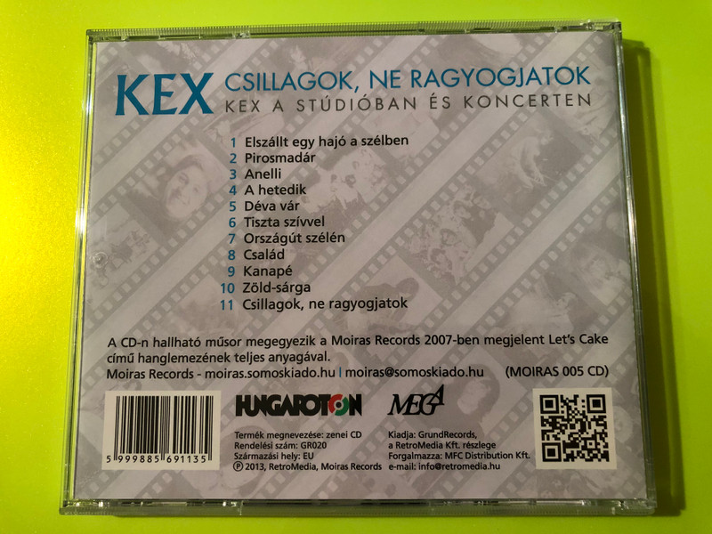 KEX - Csillagok, Ne Ragyogjatok CD by GrundRecords (5999885691135)