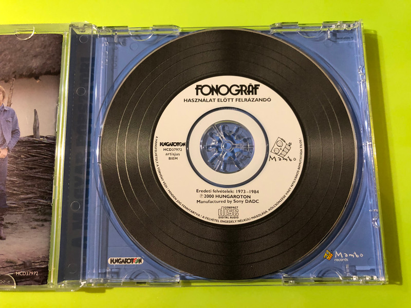 Fonográf - Használat Előtt Felrázandó CD by Hungaroton / Mambo Records (5991813797223)