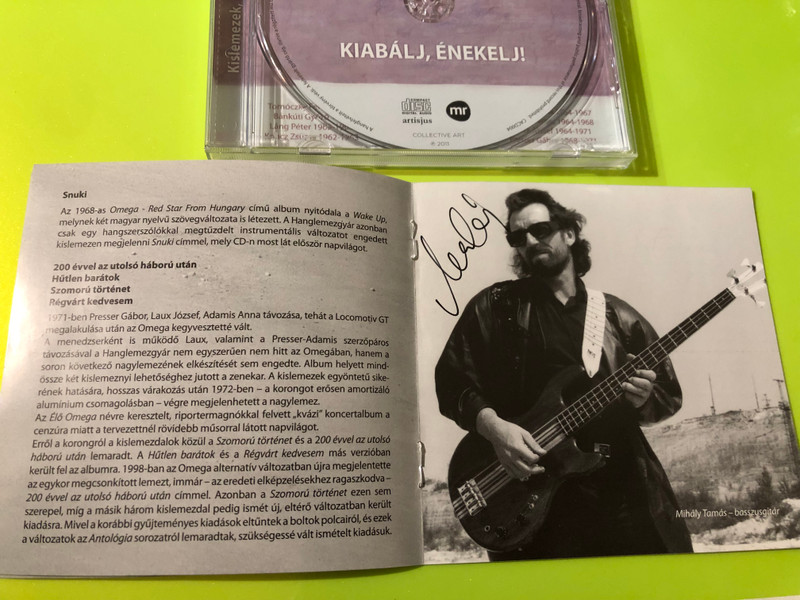 Omega - Kiabálj, Énekelj! CD by Collective Art / Hungaroton (5999885224005.)