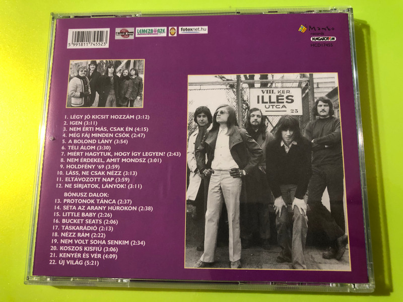 Illés - Ne Sírjatok, Lányok! CD by Hungaroton / Mambo Records (5991811745523)