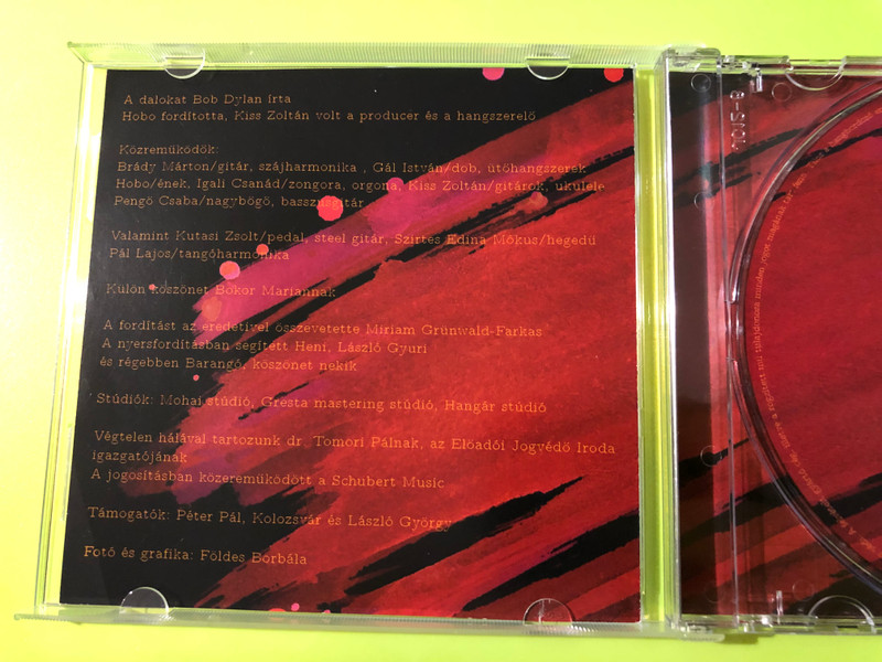 Hobo - Lassú Vonat (Bob Dylan Dalok) Hungarian Blues Rock CD by GrundRecords (5999887248849)