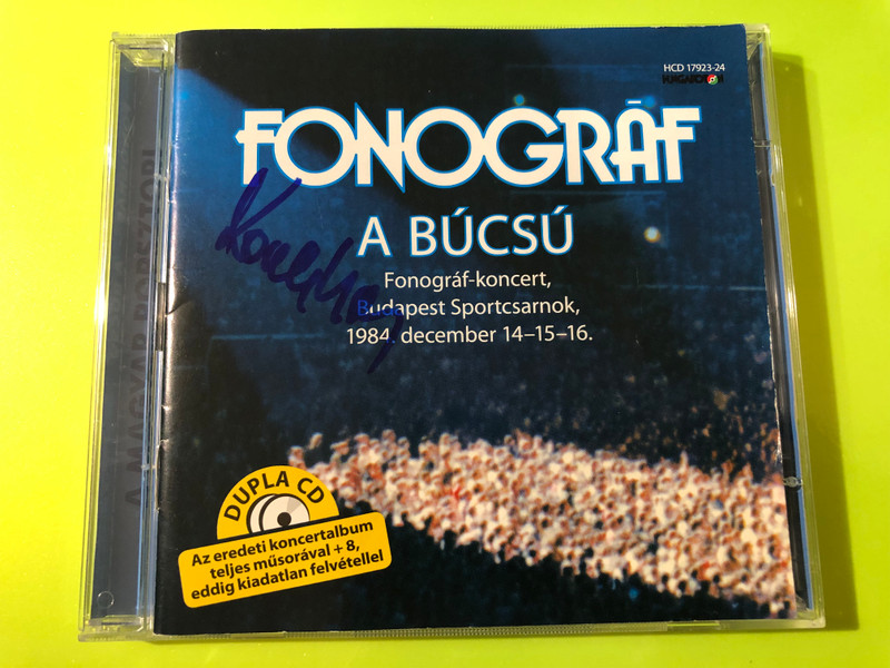 Fonográf - A Búcsú Double Live Album by Hungaroton (5991811792329)