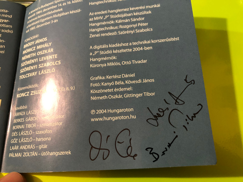 Fonográf - A Búcsú Double Live Album by Hungaroton (5991811792329)