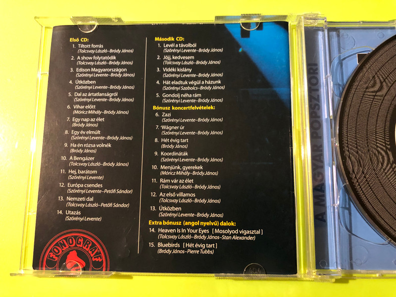 Fonográf - A Búcsú Double Live Album by Hungaroton (5991811792329)