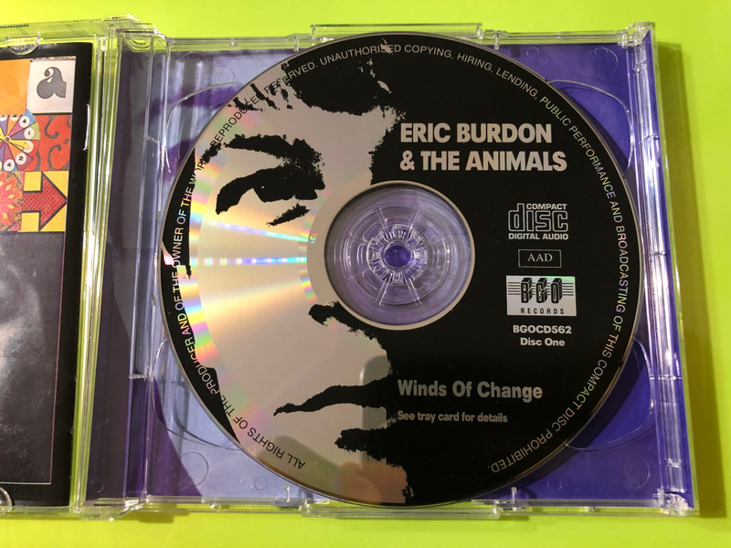 Eric Burdon and The Animals - Winds Of Change / The Twain Shall Meet Double CD by BGO Records (5017261205629)