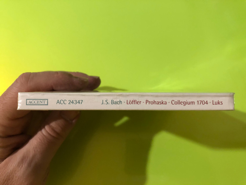 J.S. Bach: Oboe Concertos & Cantatas CD by Xenia Löffler, Anna Prohaska & Accent (4015023243477)