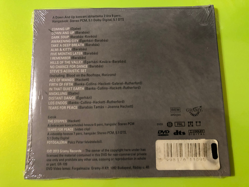 Djabe: Down And Up – Live in Budapest DVD by Gramy Records (5998176110959)