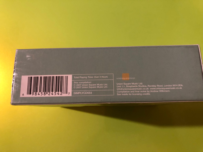 Simply Mahler: 4-CD Box Set of Musical Genius by Union Square Music (698458245427)