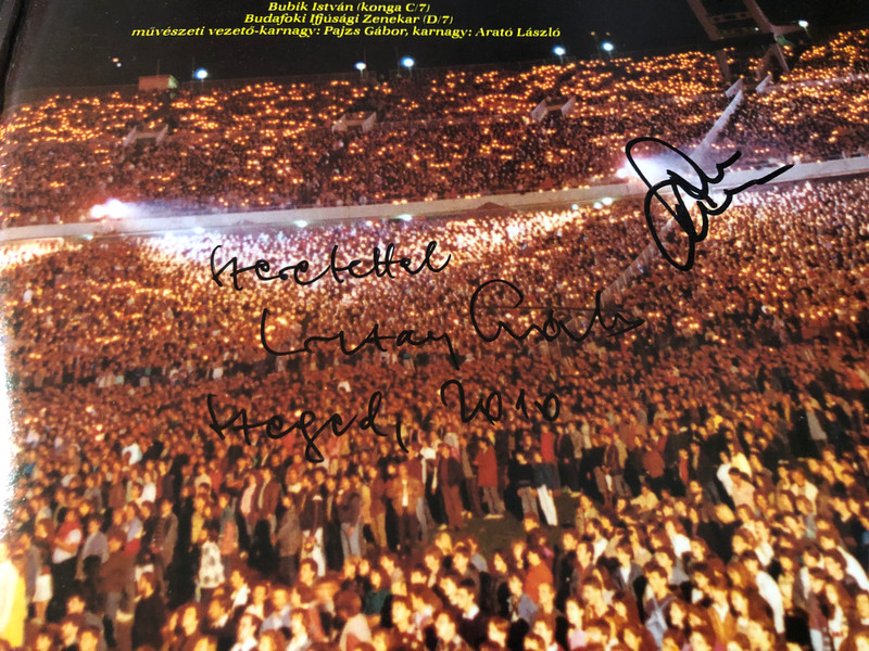 Autographed Illés Koncert Népstadion ’90 Double Vinyl Album by Tympanon (AutographedIllés)