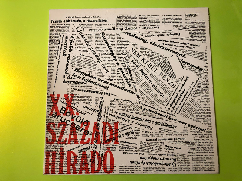 XX. Századi Híradó Vinyl LP by Bikini - Rare Hungarian New Wave Rock (SLPM 17847)