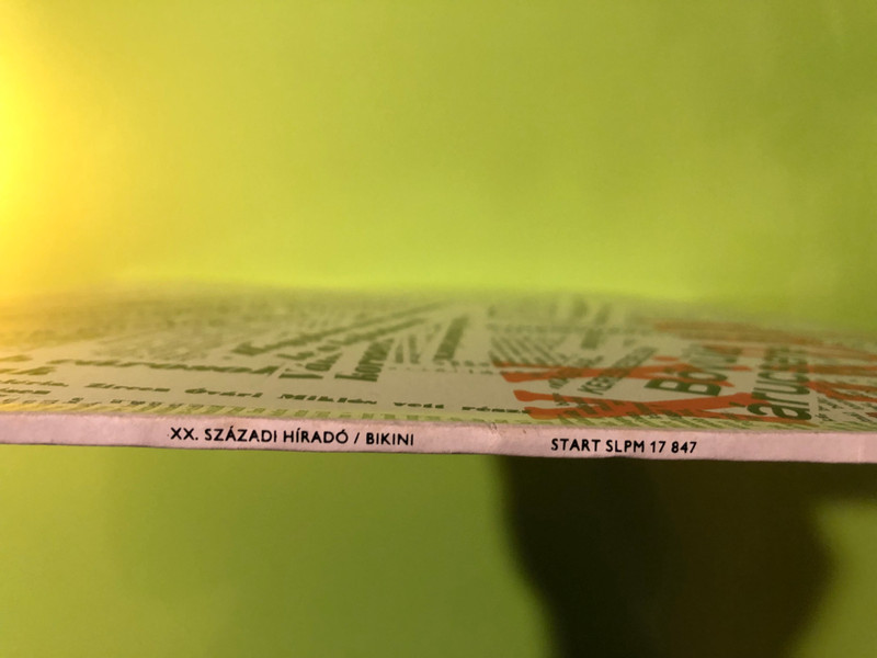 XX. Századi Híradó Vinyl LP by Bikini - Rare Hungarian New Wave Rock (SLPM 17847)