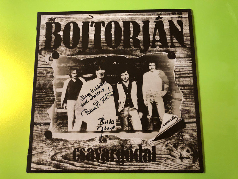 Signed Bojtorján Csavargódal Vinyl LP - Authentic Hungarian Country Rock (SLPX 17660)