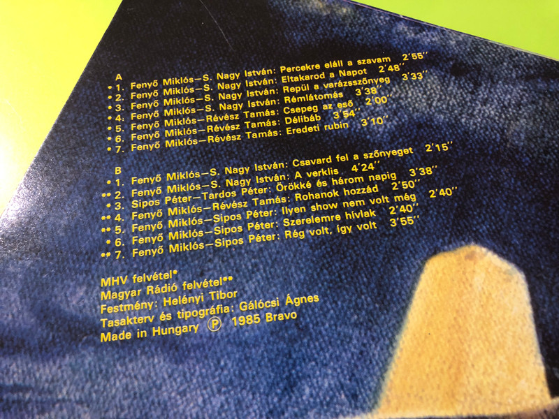 Signed Hungária – Rég Volt, Így Volt... Vinyl LP - Rare 1985 Compilation (SLPM 17889)