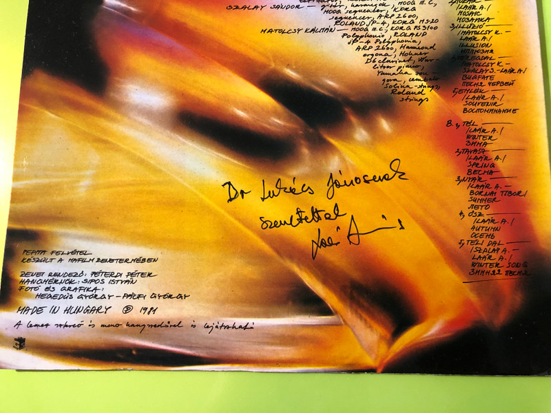 Signed Panta Rhei Vinyl LP by Pepita – Rare Hungarian Progressive Rock (SLPX 17662)