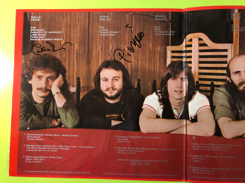 Autographed Piramis 2 Vinyl LP by Pepita - Iconic Hungarian Hard Rock (SLPX 17555.)
