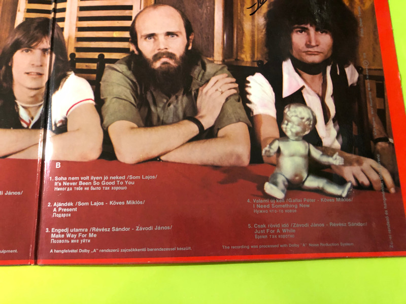 Autographed Piramis 2 Vinyl LP by Pepita - Iconic Hungarian Hard Rock (SLPX 17555.)