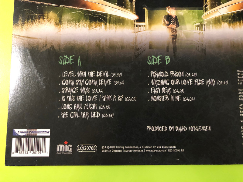 Signed Krissy Matthews - Monster In Me Vinyl LP by MIG Music (885513201911)