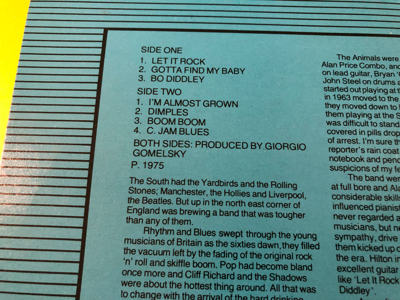 Signed The Animals – Self-Titled (Club A Gogo 1963) Vinyl LP (LPS1051/ULP1044)